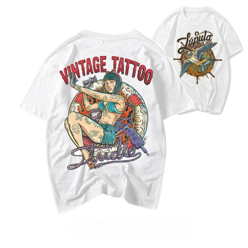 Streetwear Brand Niche - Camiseta de moda, estilo urbano europeo