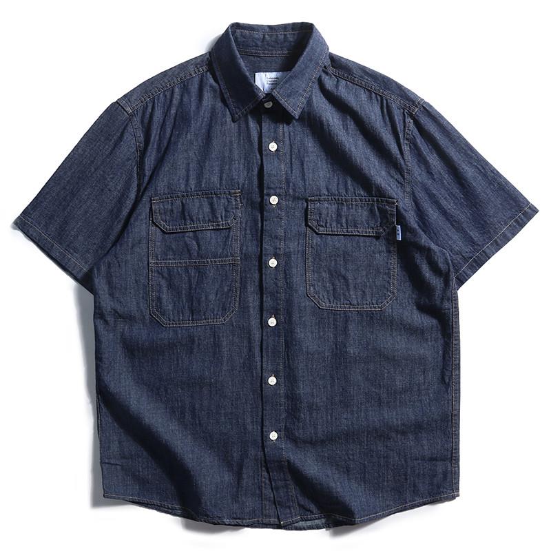 Streetwear Brand Japanese - Camisa vaquera holgada de estilo japonés