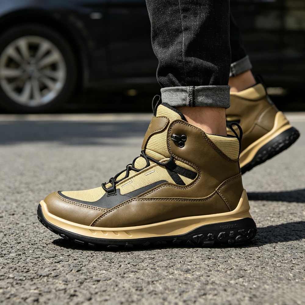 Streetwear Brand Designs - Zapatos de Cuero de Caña Alta