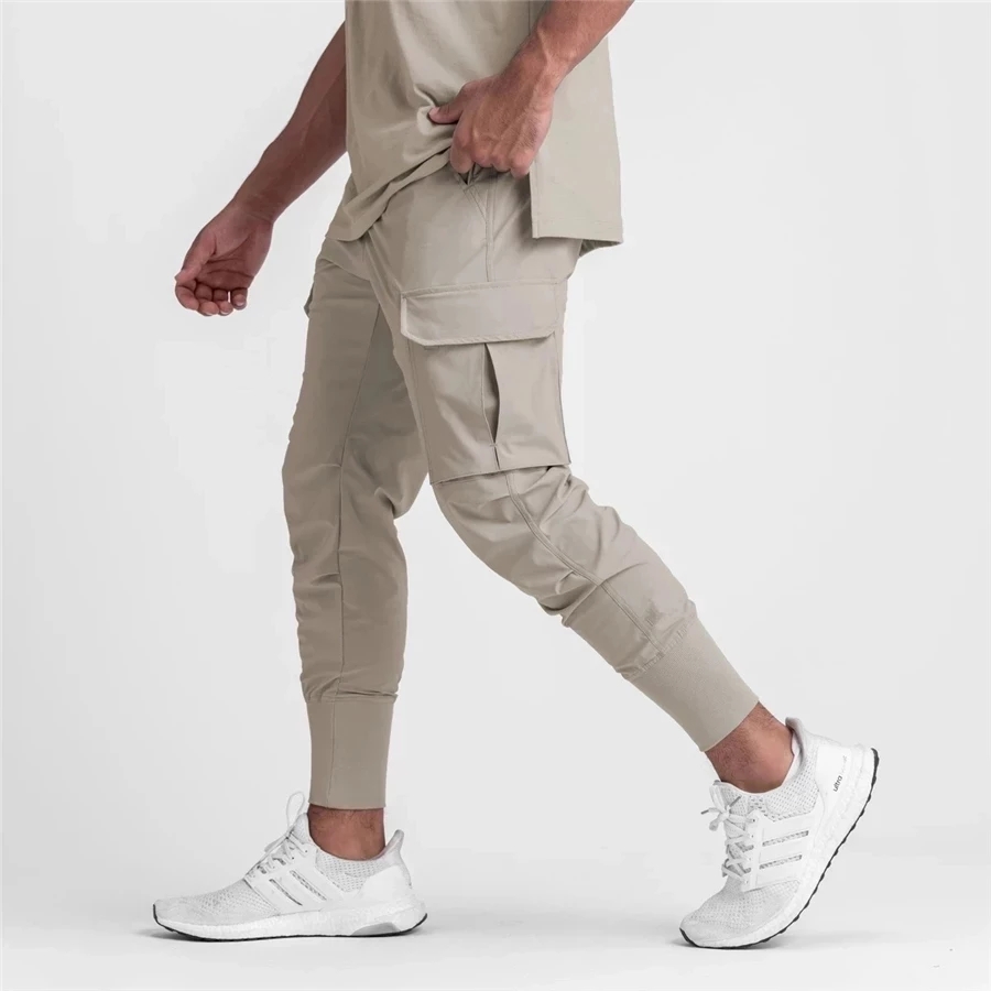 Streetwear Outdoor Brand - Pantalones deportivos de algodón para hombre,