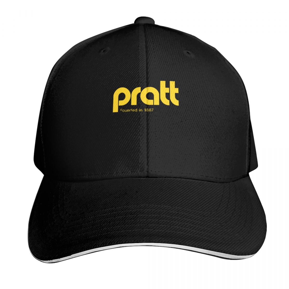 Cap Streetwear Brand - Gorra de béisbol Pratt retro dorada,