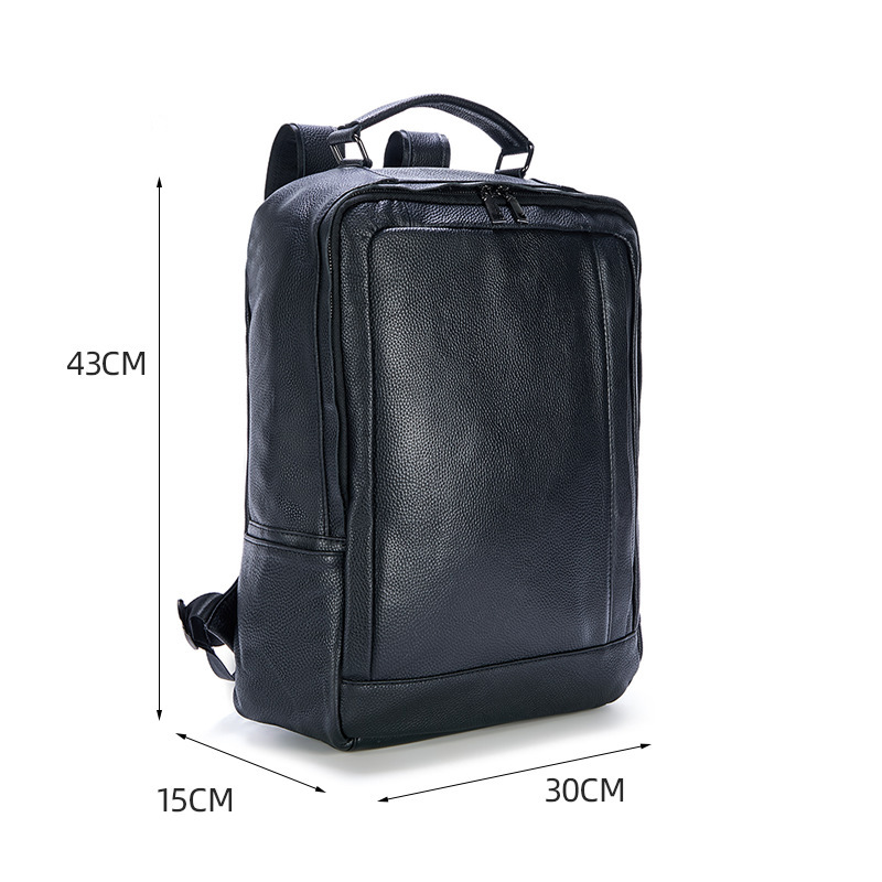 Streetwear Brand Backpack - Mochilas de Cuero Genuino para Hombre,