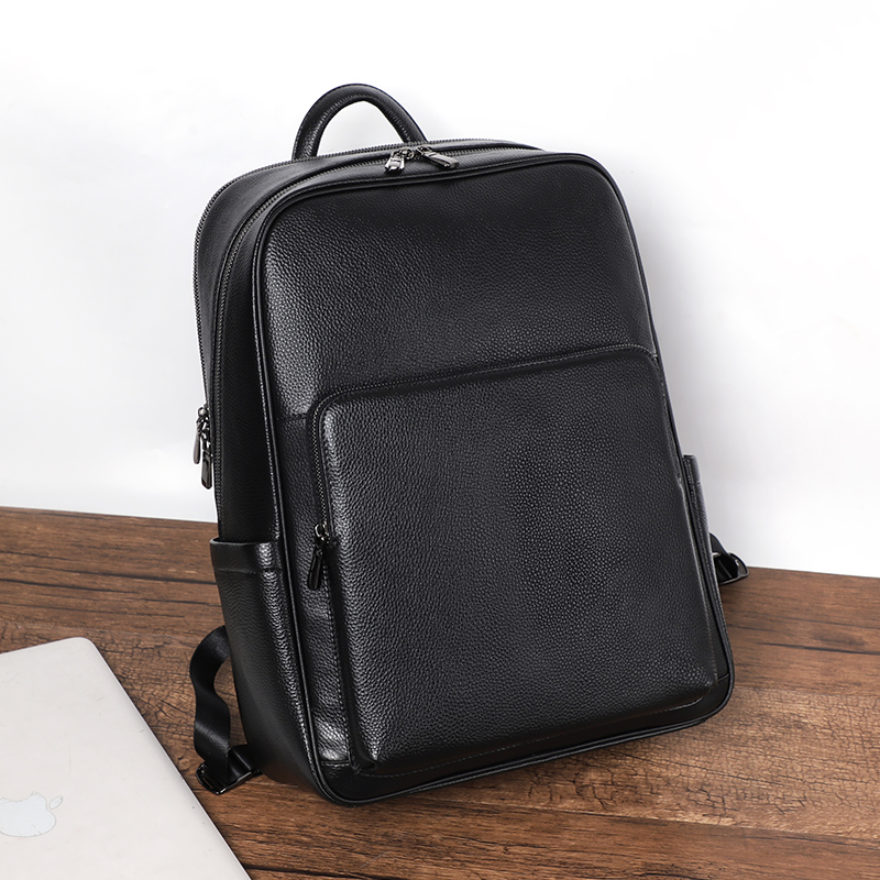 Mochilas 100% de cuero genuino - Streetwear Brand Backpack reseña y precio