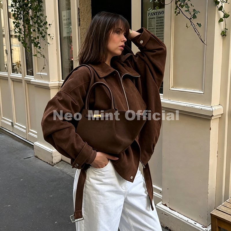 Chaqueta de gamuza oversize ma - Streetwear Brand Designs reseña y precio