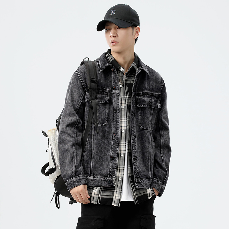 Chaqueta vaquera gris de talla - Streetwear Brands 2026 reseña y precio