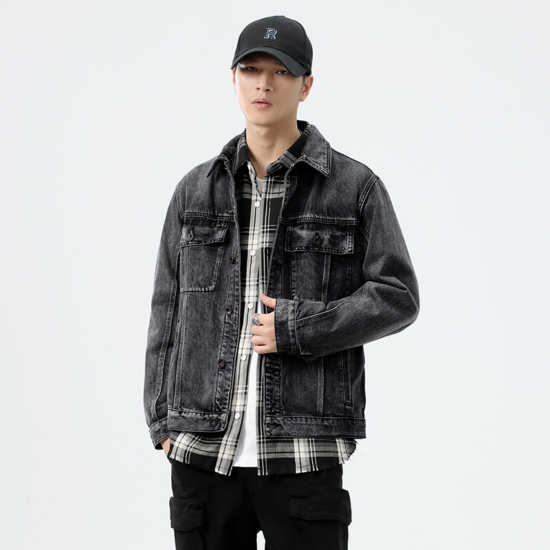 Chaqueta vaquera gris de talla - Streetwear Brands 2026 reseña y precio