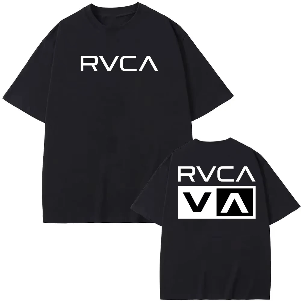 Camiseta RVCA negra de verano, - Streetwear Brand Designs reseña y precio
